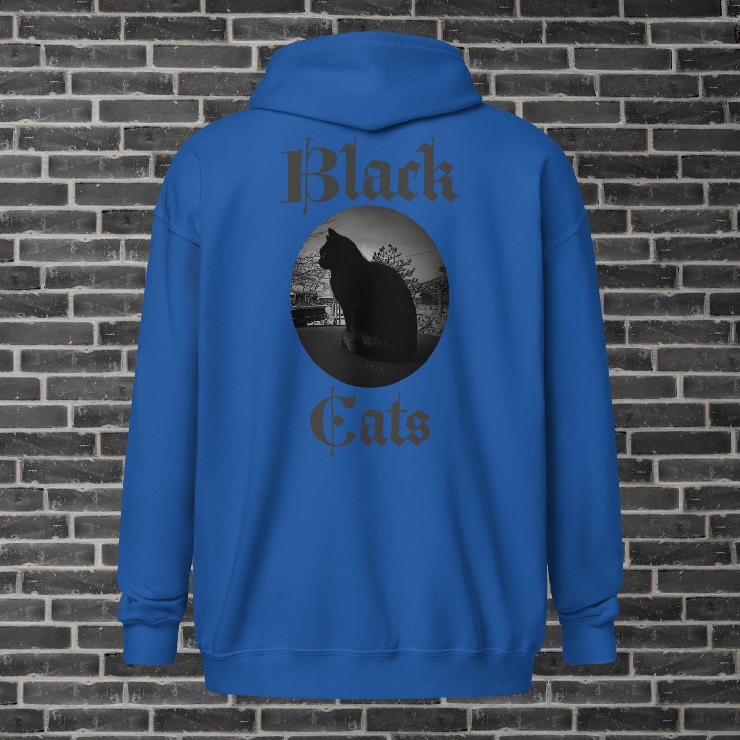 Black Cats Unisex heavy blend zip hoodie