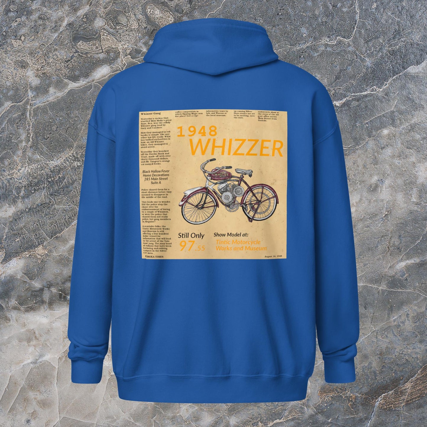 1948 Whizzer Unisex heavy blend zip hoodie