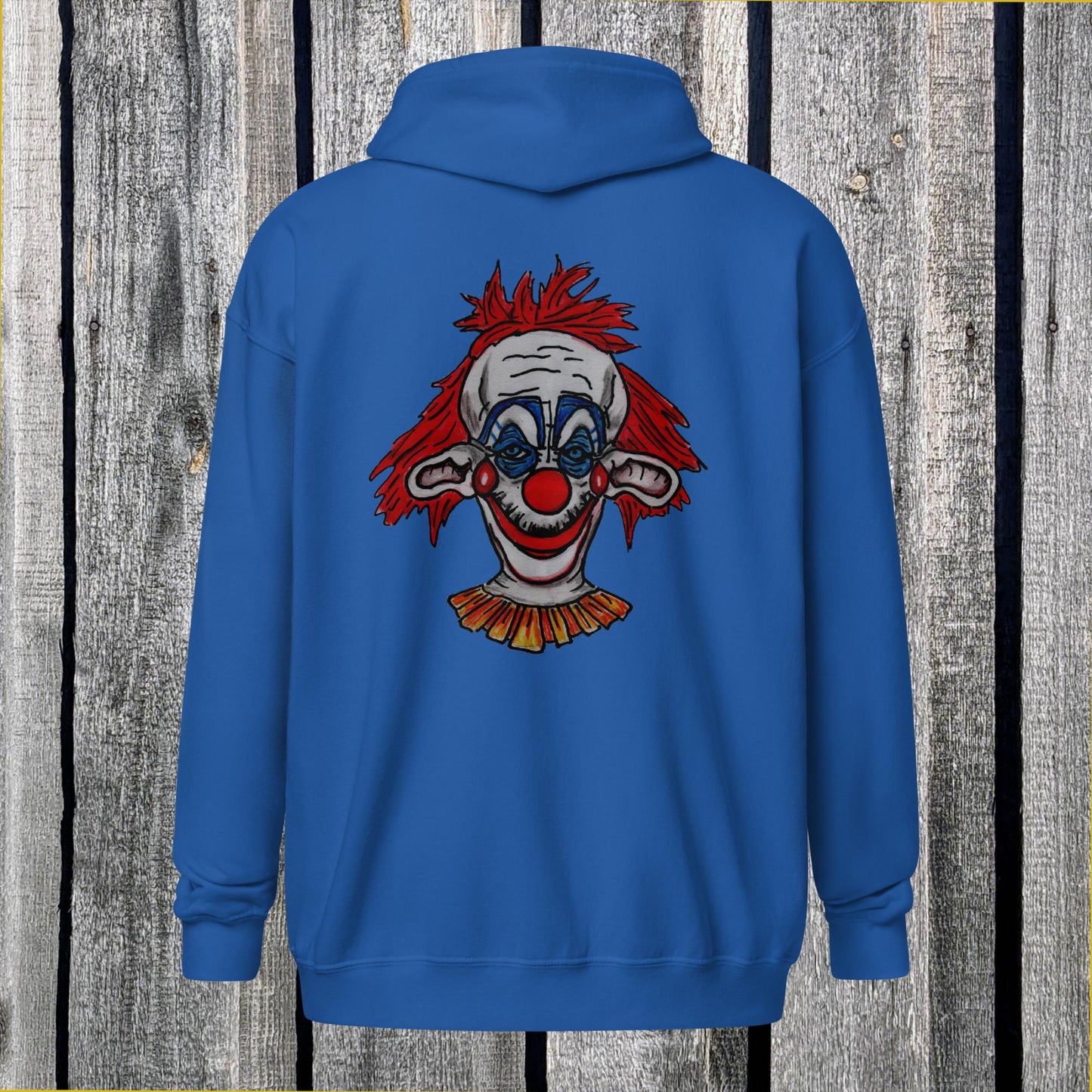 Red Clown Unisex heavy blend zip hoodie