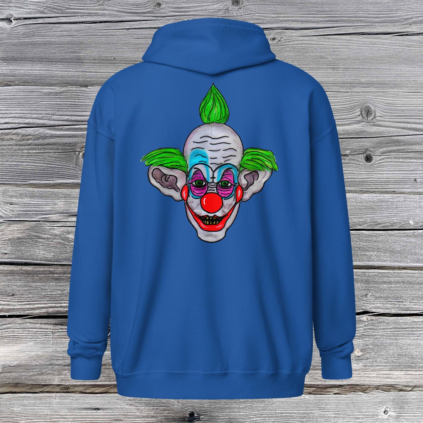 Green Clown Unisex heavy blend zip hoodie