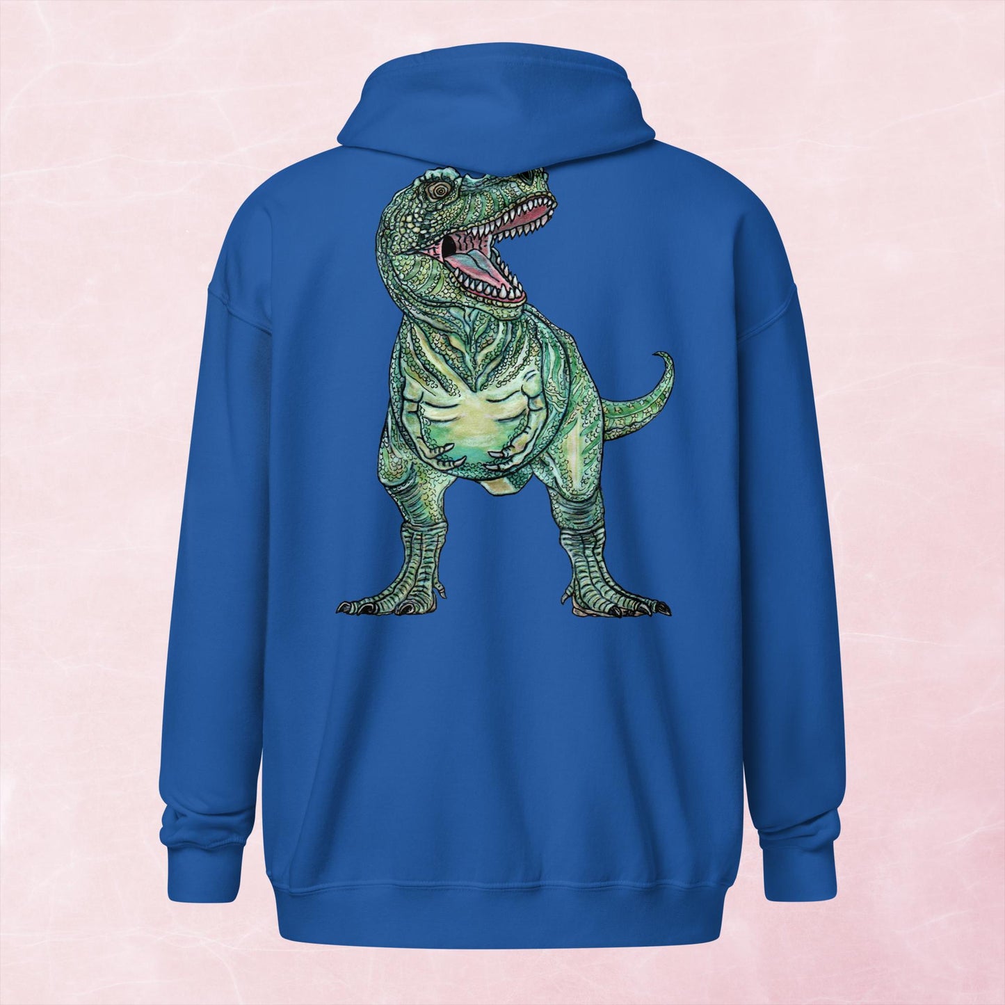 T-Rex Unisex heavy blend zip hoodie