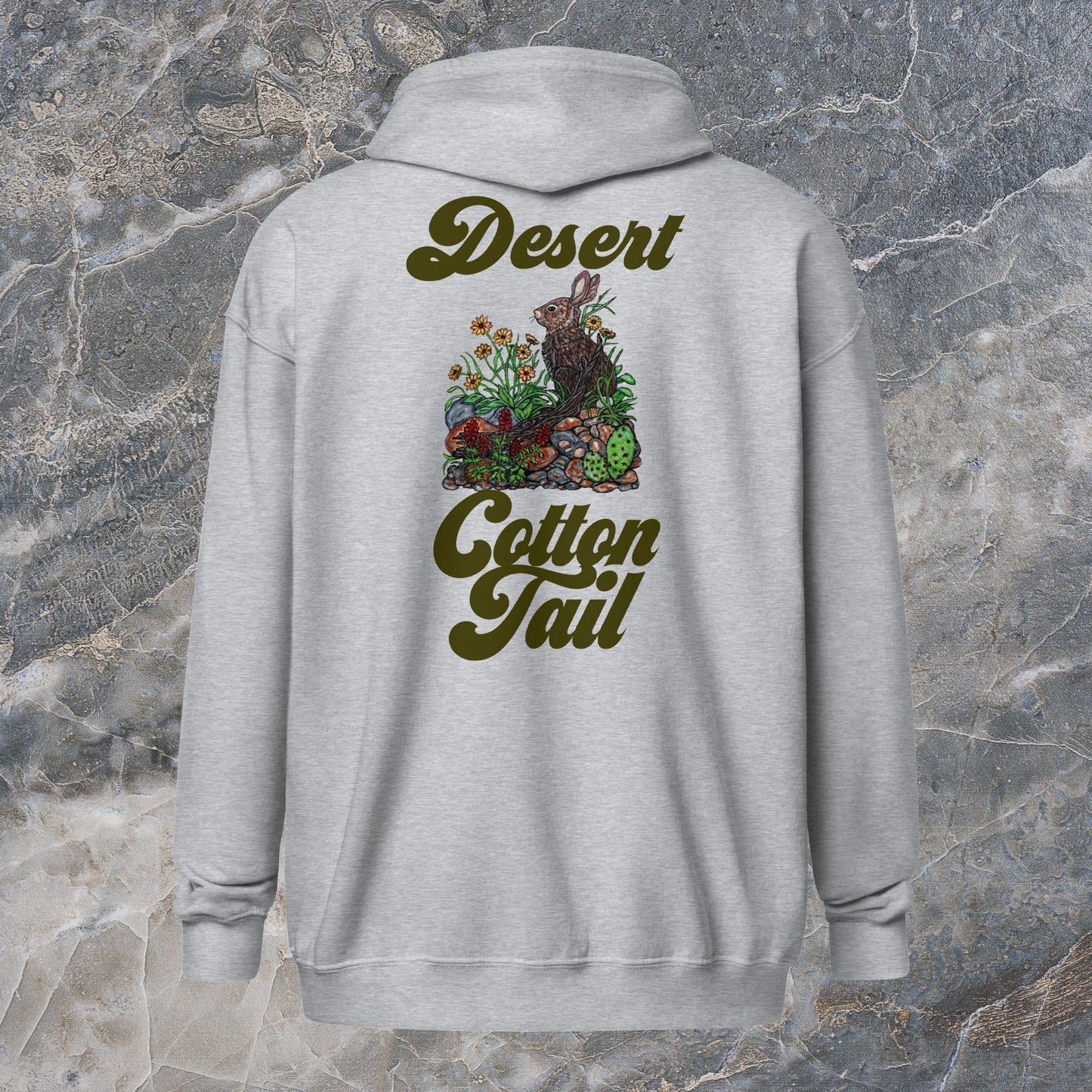 Desert Cottontail Unisex heavy blend zip hoodie