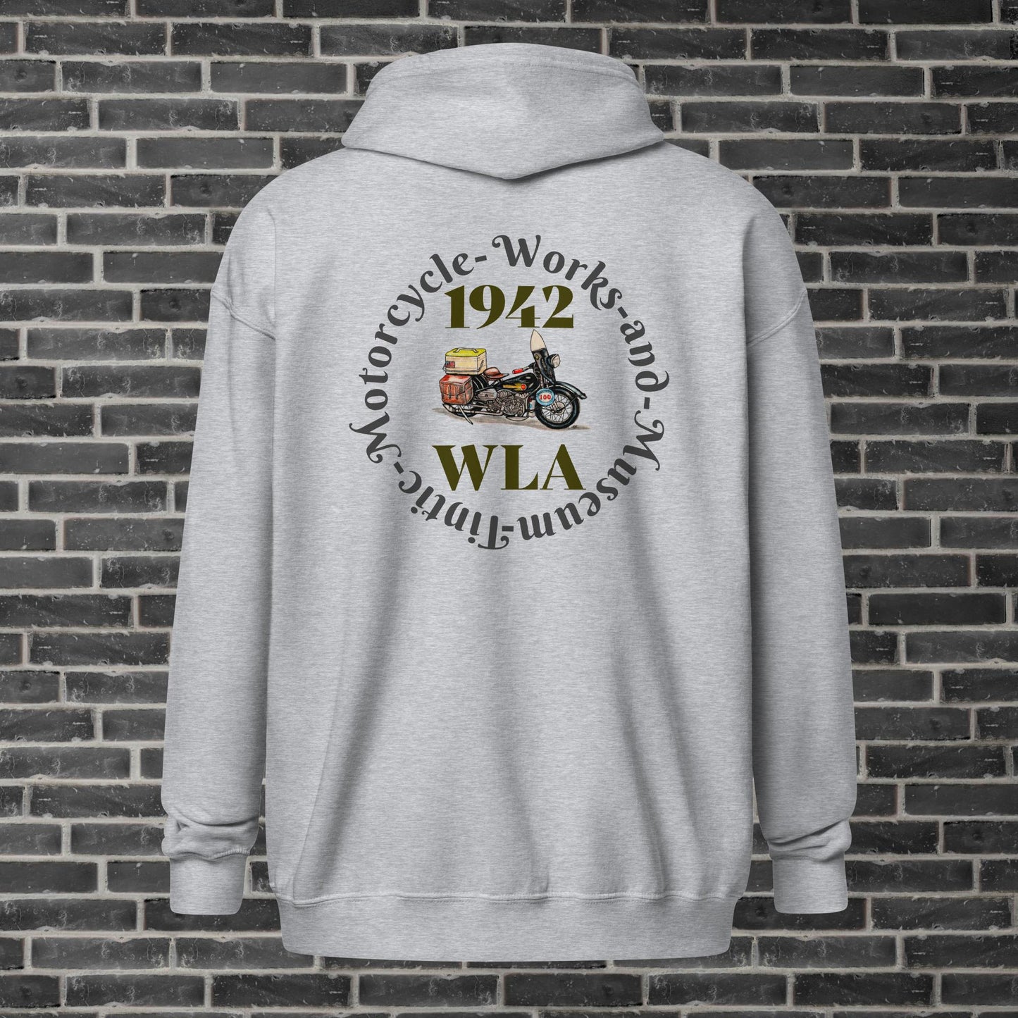 WLA Unisex heavy blend zip hoodie