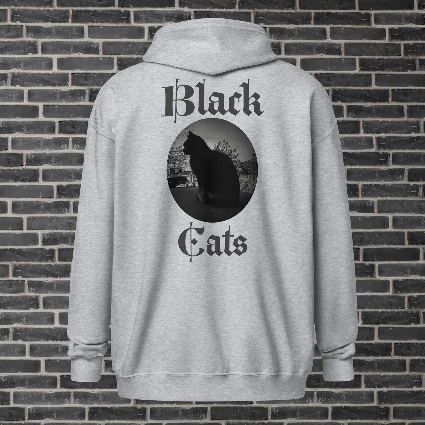 Black Cats Unisex heavy blend zip hoodie