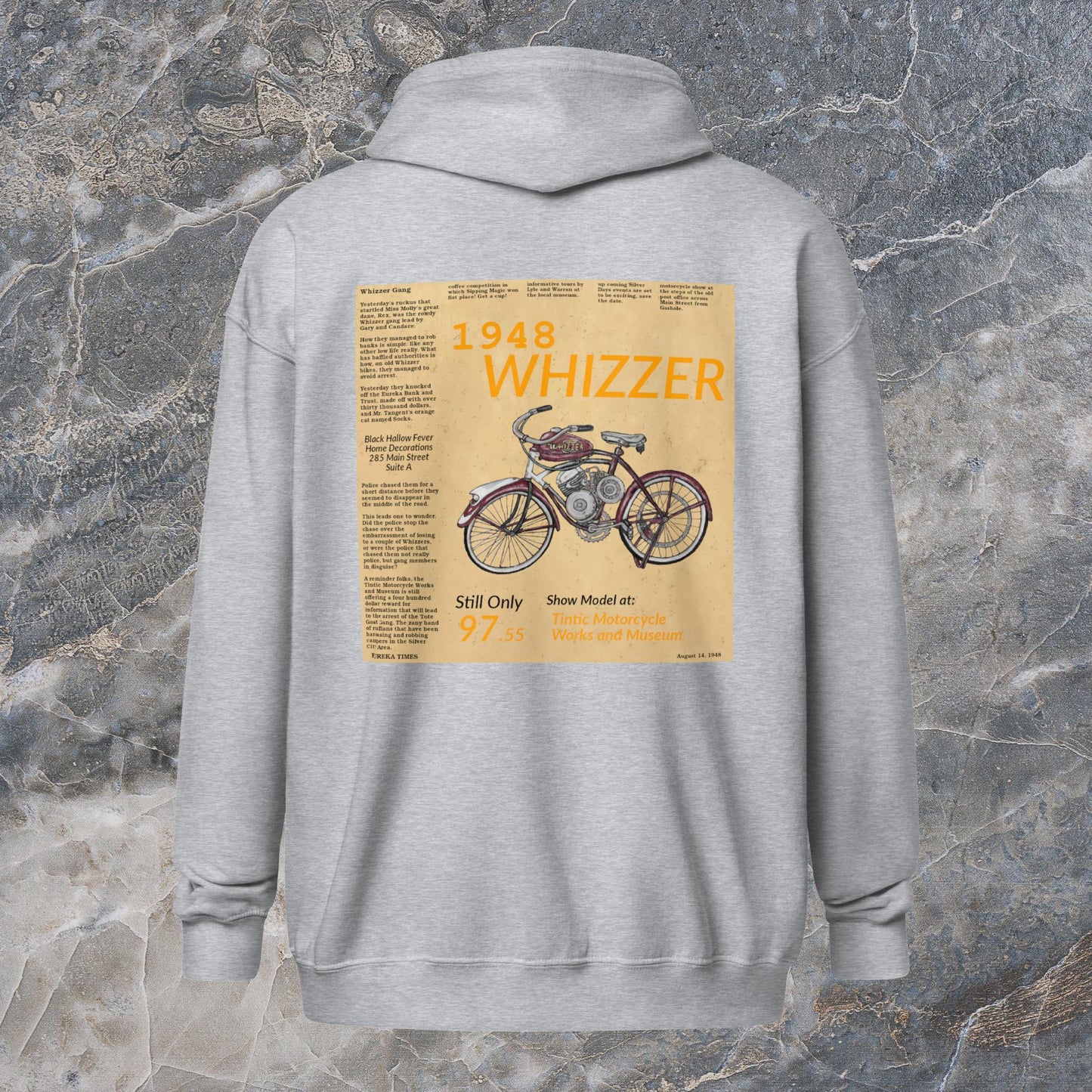 1948 Whizzer Unisex heavy blend zip hoodie