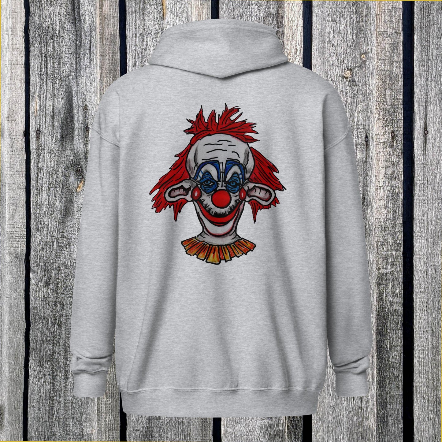 Red Clown Unisex heavy blend zip hoodie