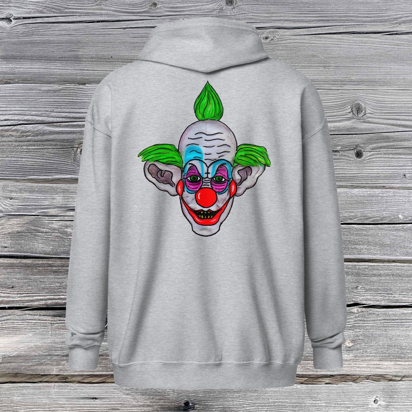 Green Clown Unisex heavy blend zip hoodie