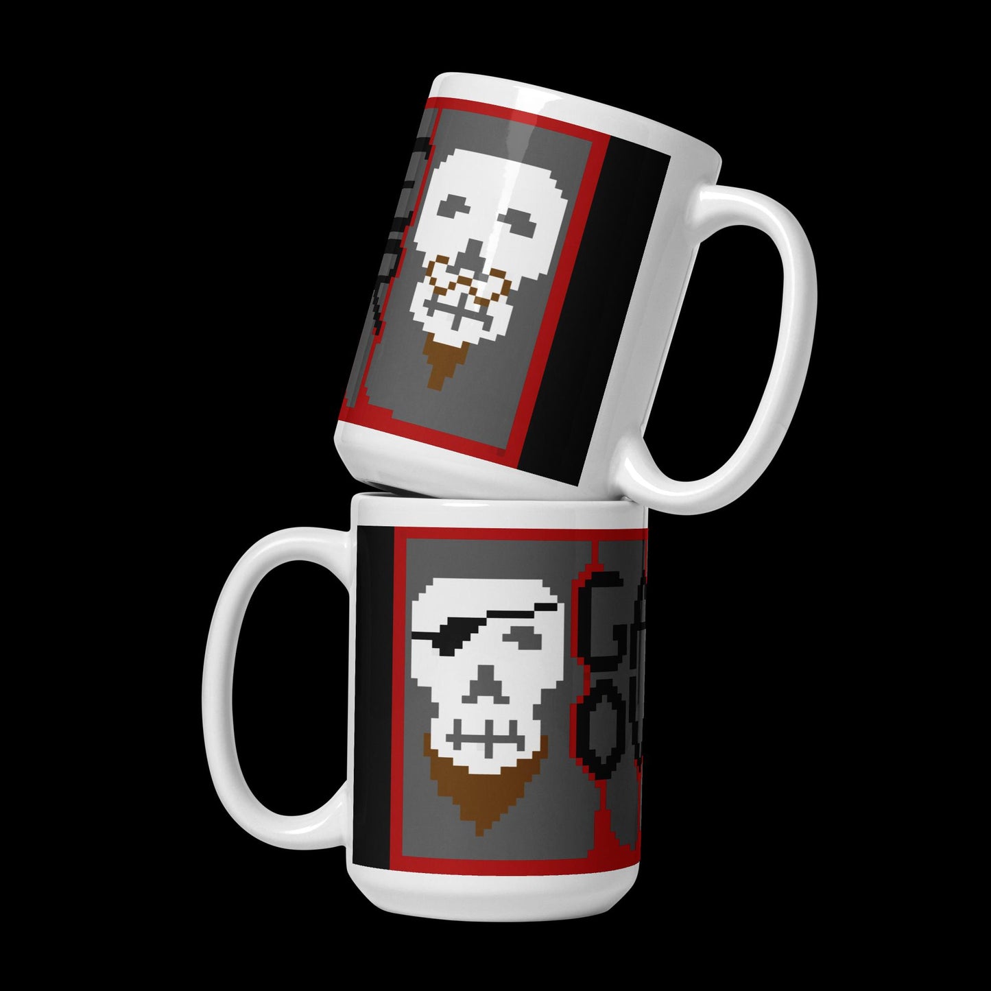 Game Over White glossy mug