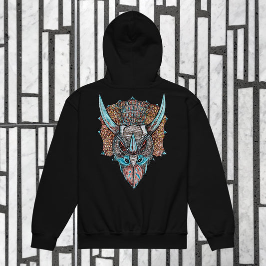 Triceratops Youth heavy blend hoodie