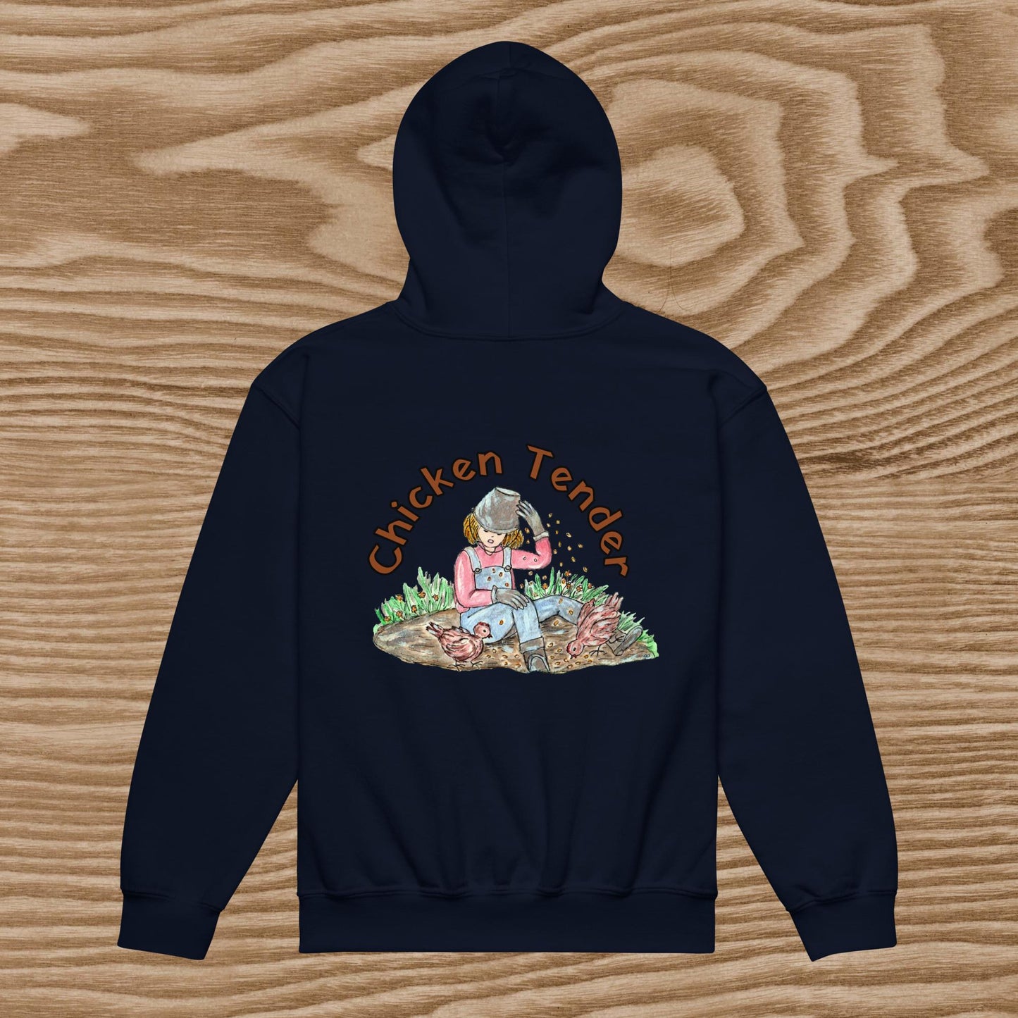 Chicken Tender Youth heavy blend hoodie