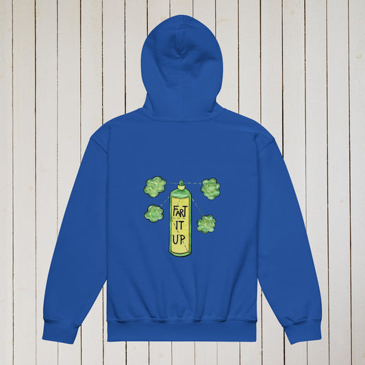 Fart it Up Youth heavy blend hoodie