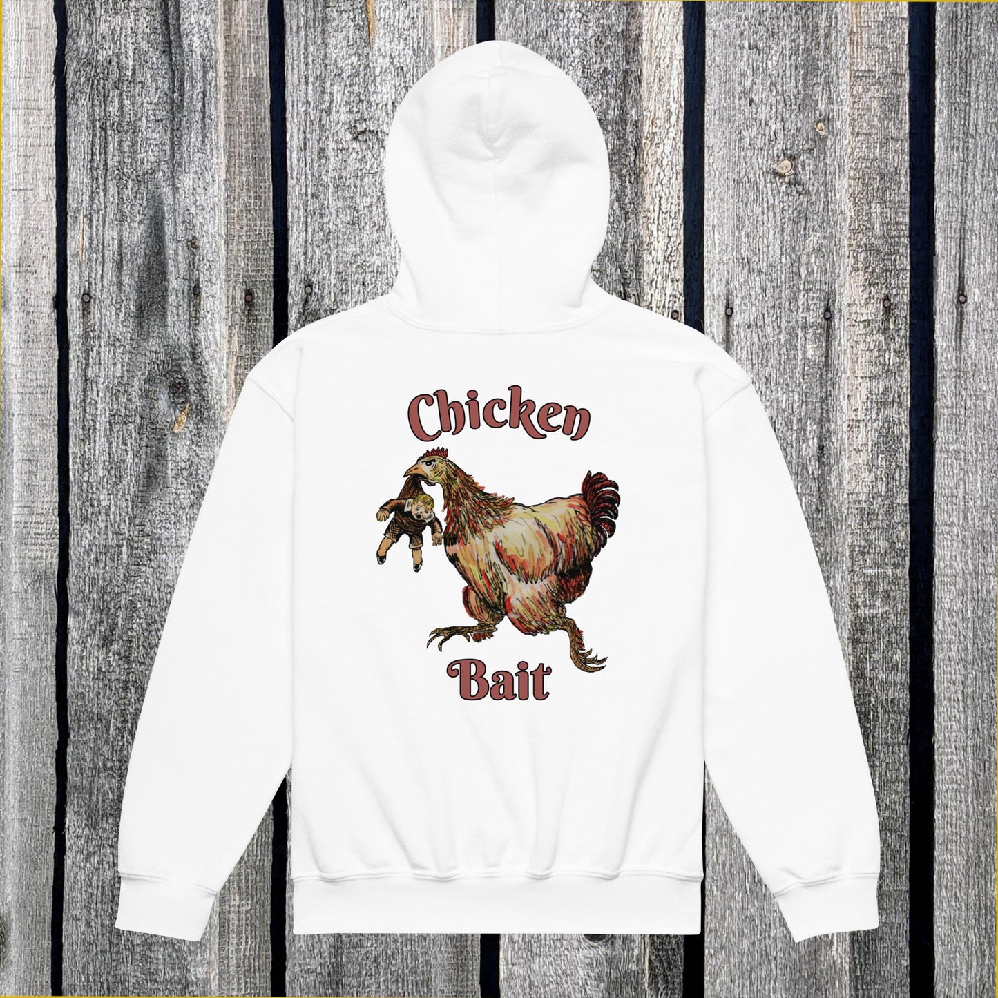 Chicken Bait Youth heavy blend hoodie