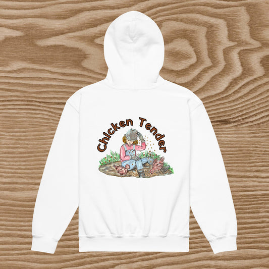 Chicken Tender Youth heavy blend hoodie