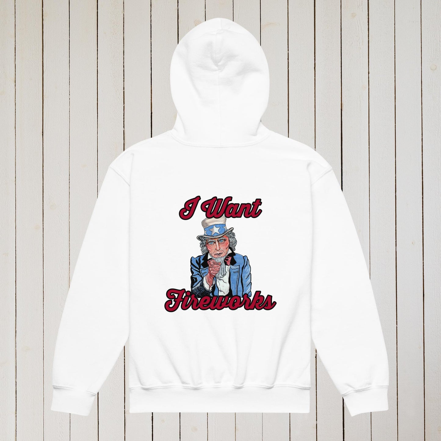 Uncle Sam Fireworks Youth heavy blend hoodie